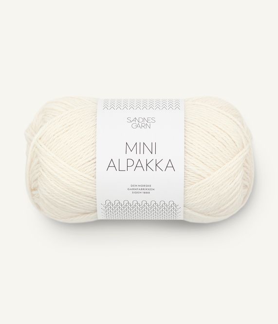 Hovedbilde Mini Alpakka 1012 Natural White